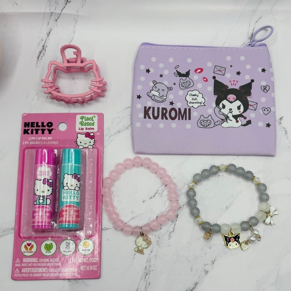 Hello Kitty and Kuromi Accessory Bundle